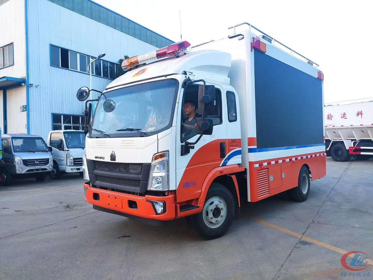 國六重汽豪沃人防應急宣傳車