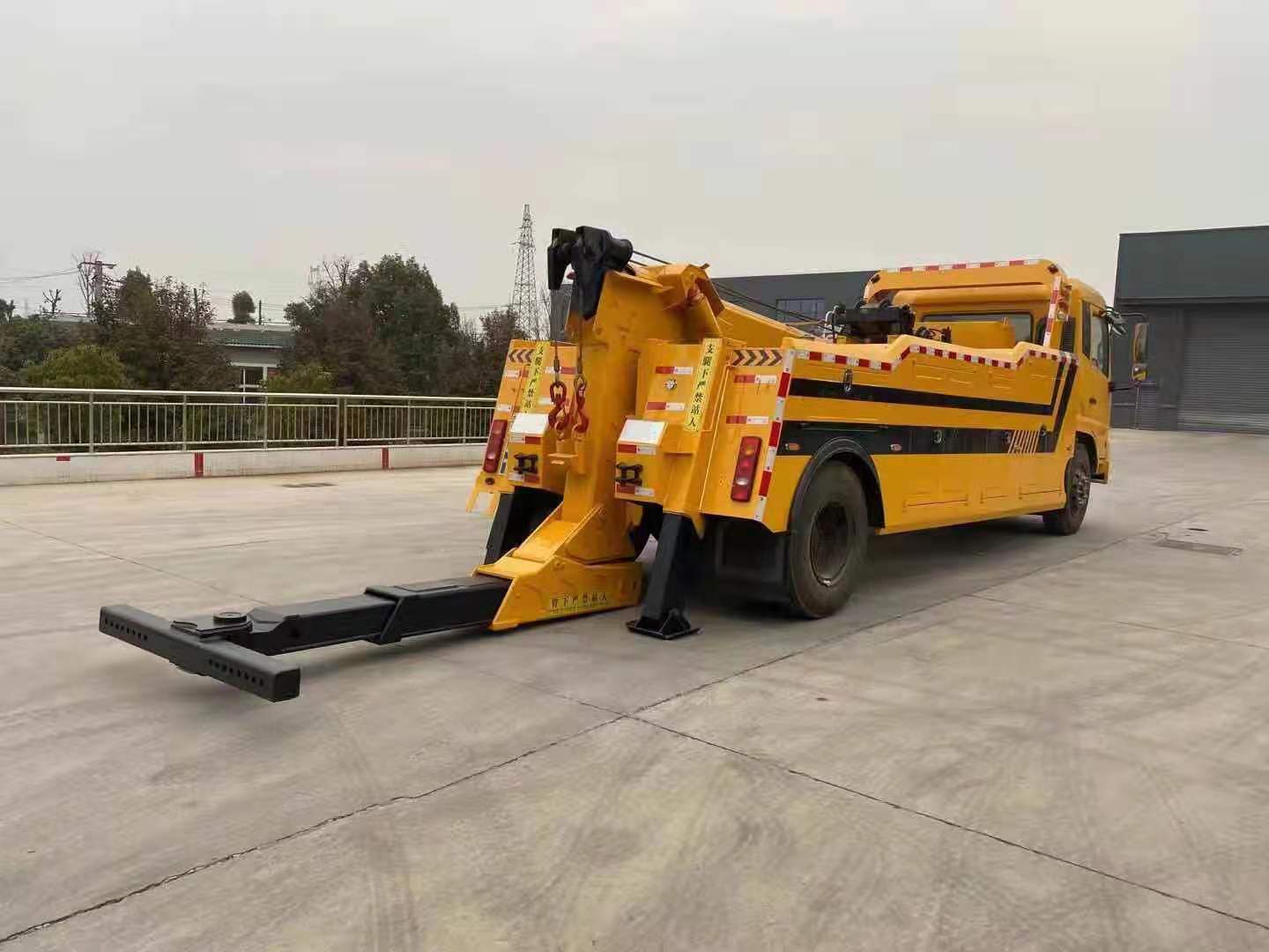 國六東風(fēng)天錦拖吊連體清障車