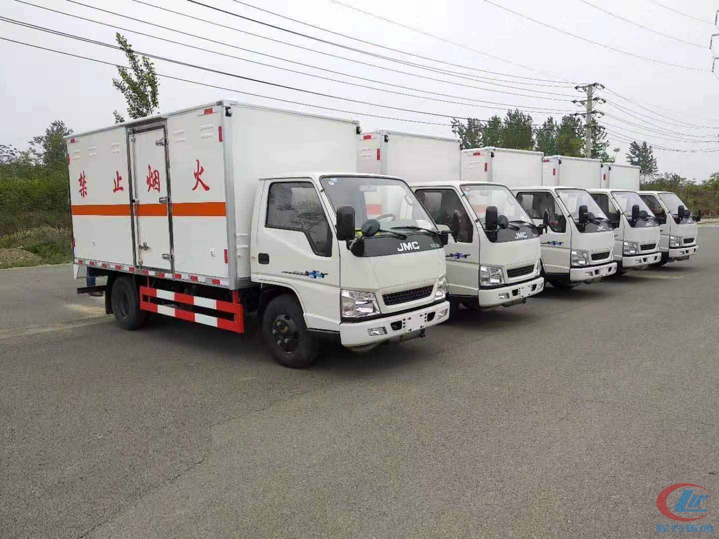 江鈴JMC危險品廂式運輸車